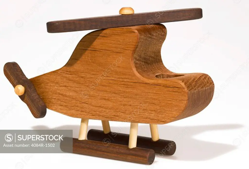 Wood Toy Helicopter