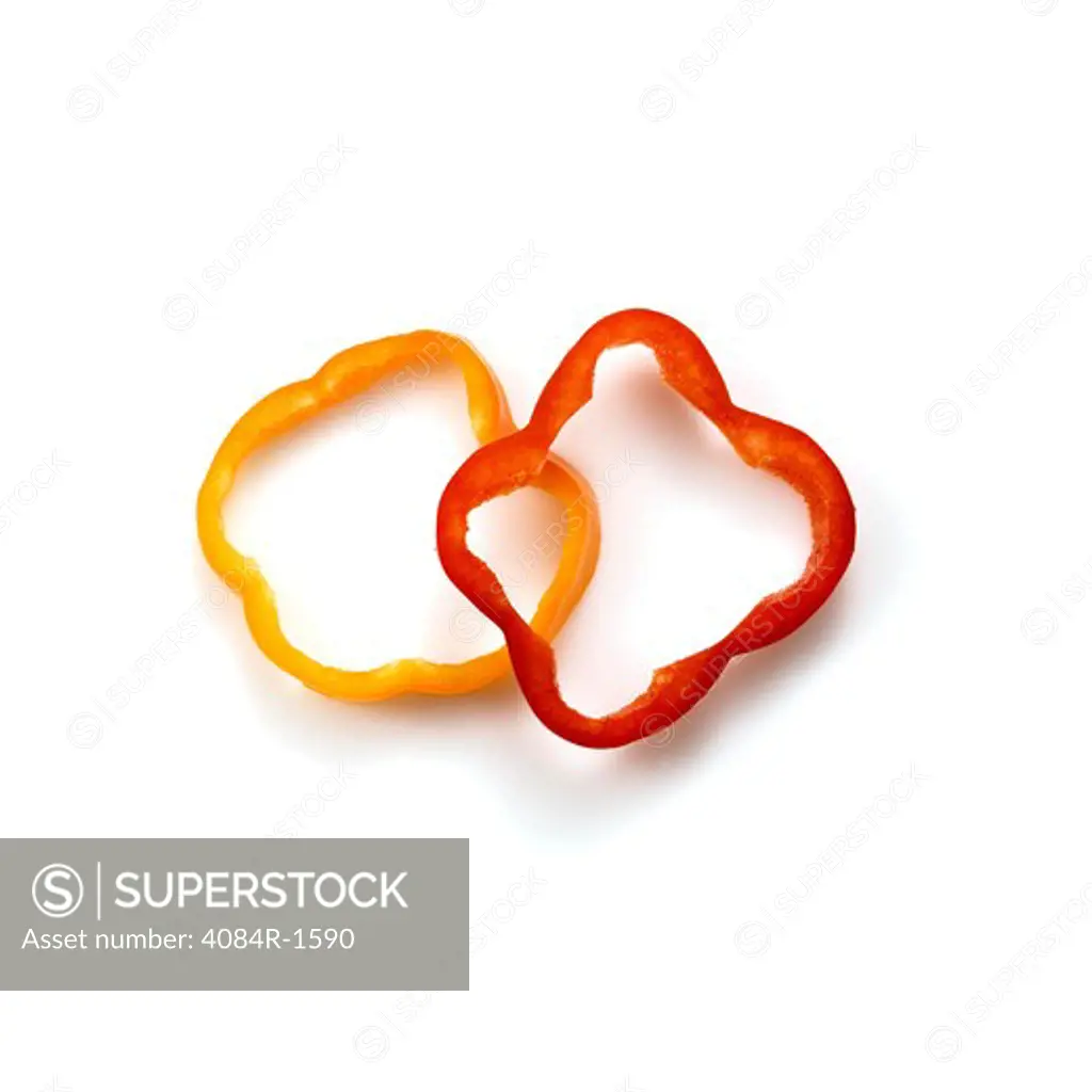 Red and Yellow Pepper Rings