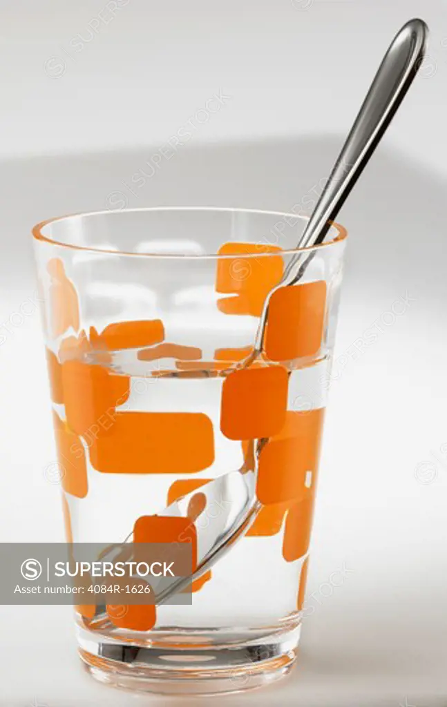 Glass of Water With Spoon