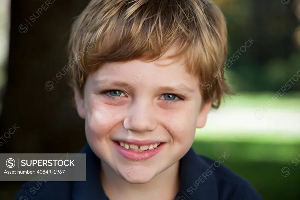 Smiling Blonde Boy