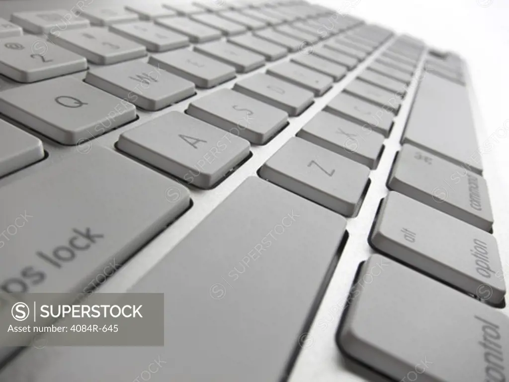 Computer Keyboard, Close-Up