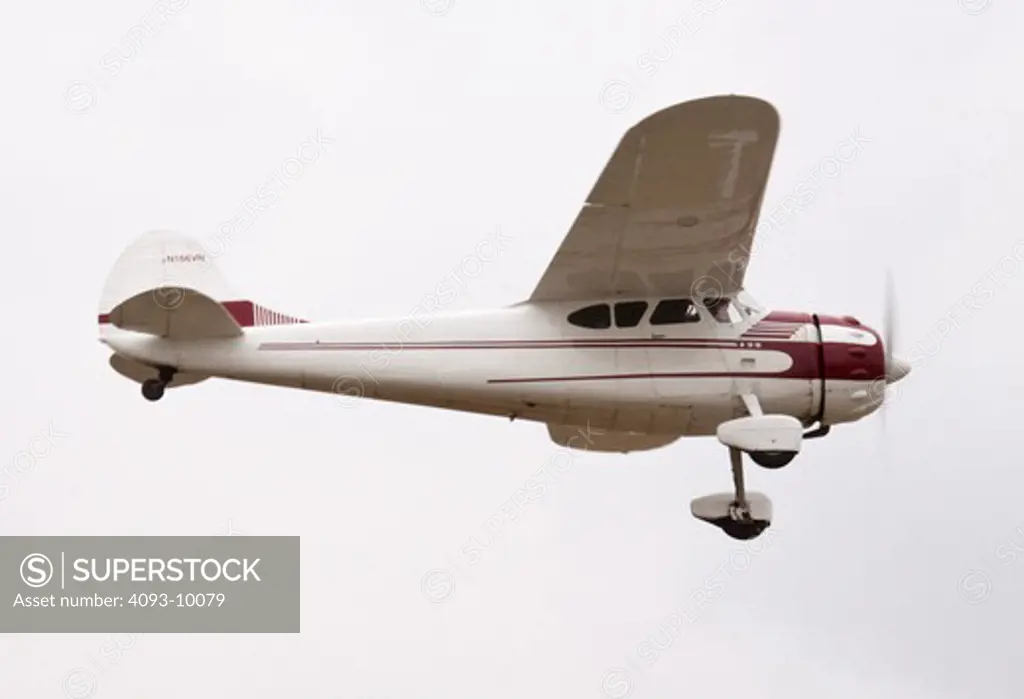 Cessna 195 doing a low pass at Flabob airport in Riverside, CA. The Cessna 195 Businessliner is a family of light single radial engine powered, conventional landing gear equipped, general aviation aircraft which was manufactured by Cessna between 1947 and 1954.