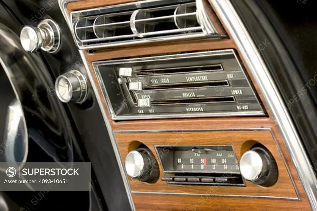 1967 Pontiac Firebird Convertible dashboard closeup