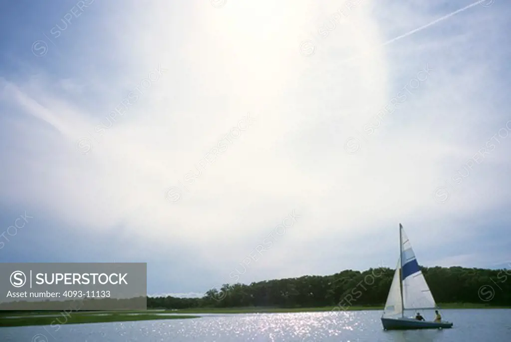 sailboat sailing sail white