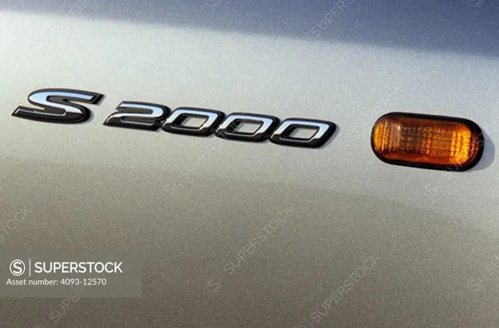 detail Honda S2000 2005 silver turn signal