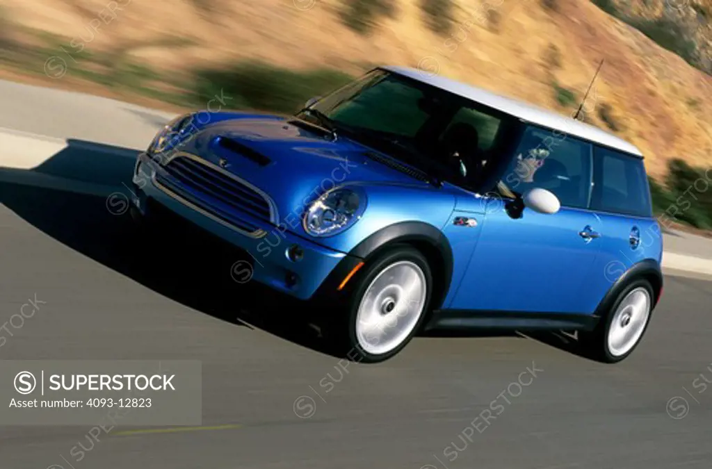 Mini Cooper S 2003 blue white