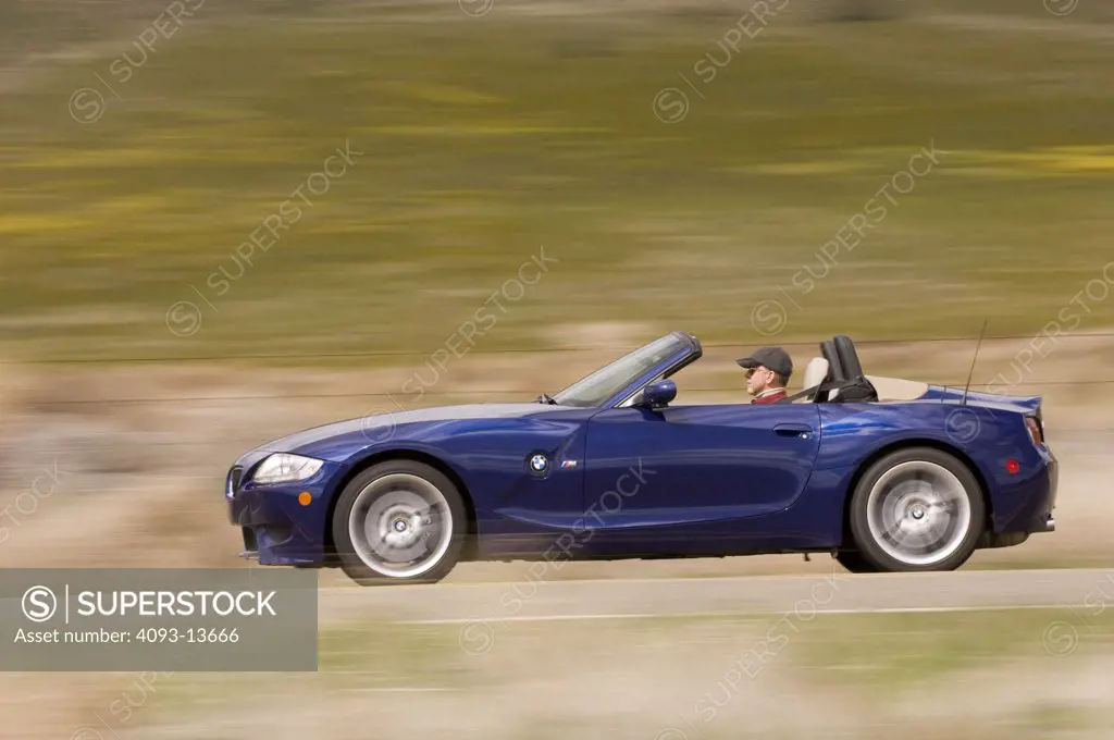 2007 dark blue BMW M Roadster