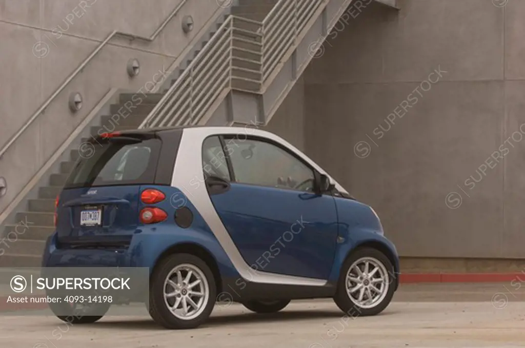 Smart ForTwo Passion Cabriolet parked, rear view