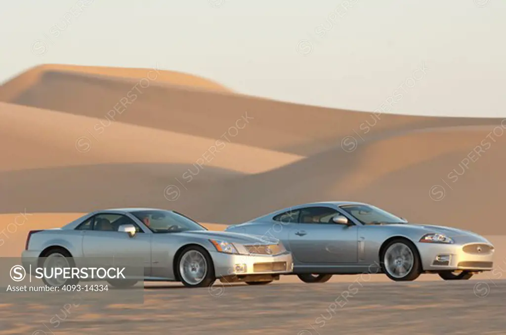 2006 Cadillac XLR-V and Jaguar XKR