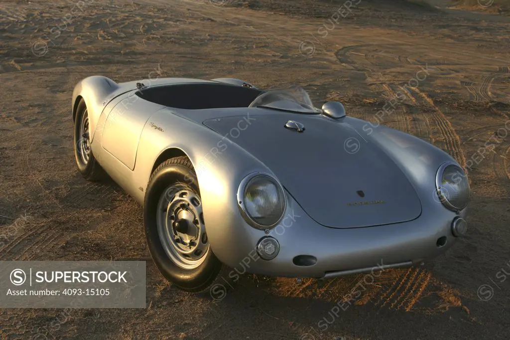 German Manufacturers European Manufacturers 1954 Porsche 550 Spyder silver 1950s