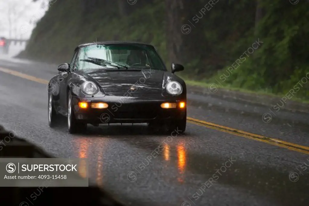Porsche 911 Turbo 1997 1990s black lights