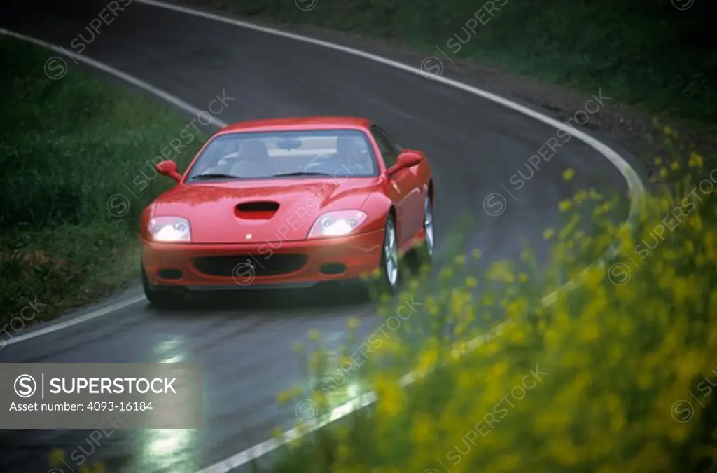 Ferrari 575M 2004 red headlights