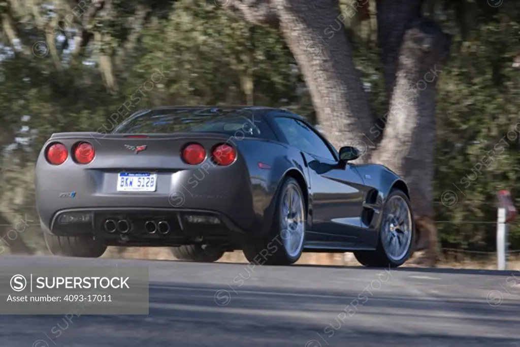 2009 Chevrolet Corvette ZR-1 outdoors in the hills and mountains in California