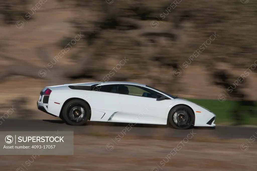 2009 Lamborghini Murcielago LP640 in California. 6.5-litre version Lamborghini V12 engine. The Lamborghini Murcielago is a high performance sports car produced by Italian automaker Automobili Lamborghini