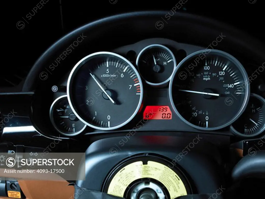 BMW dashboard guages speedometers