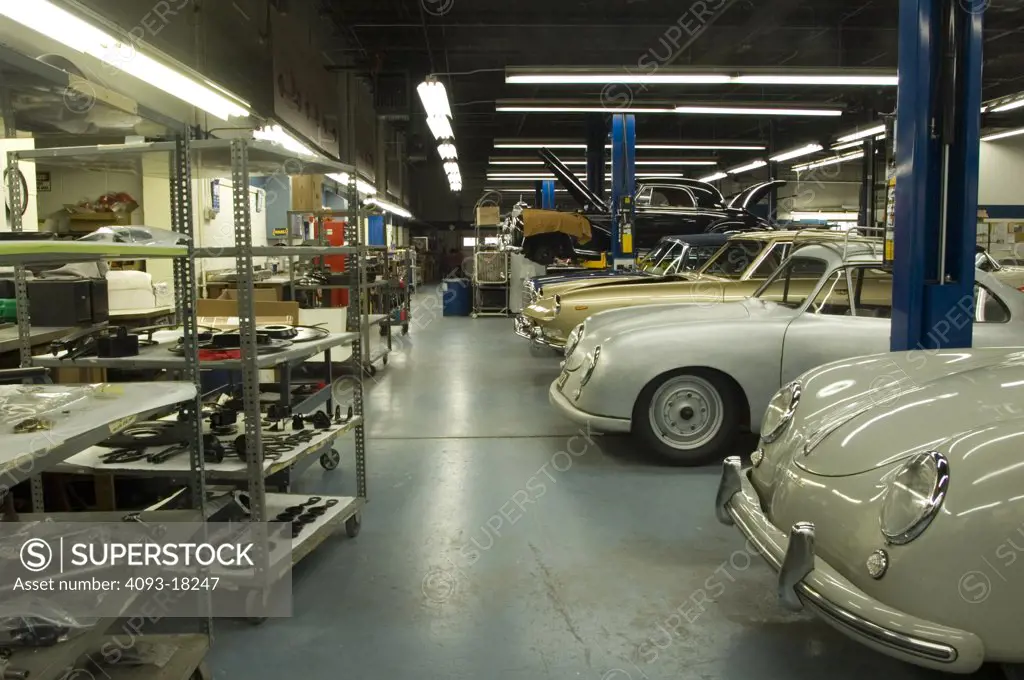 Restoration shop Porsche 356 1960s parts