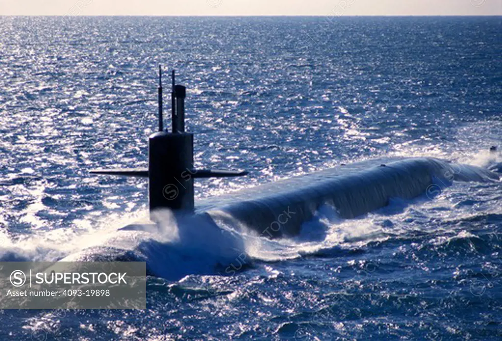 Military submarine USS Alaska USN U.S. Navy General Dynamics Electric Boat