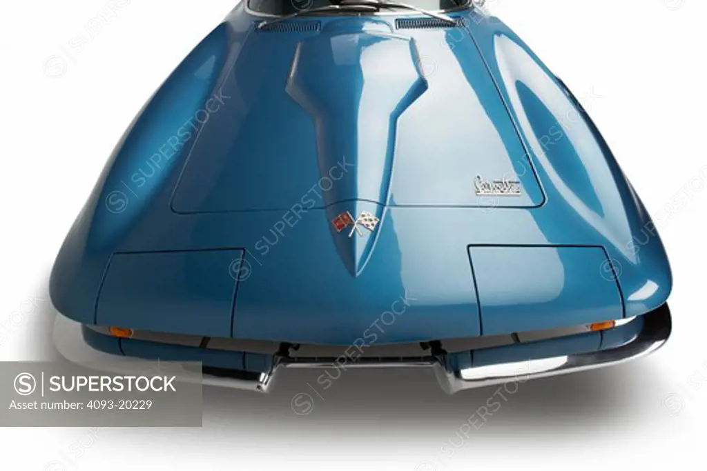 Blue 1966 Corvette Stingray, Big Block V8, 427