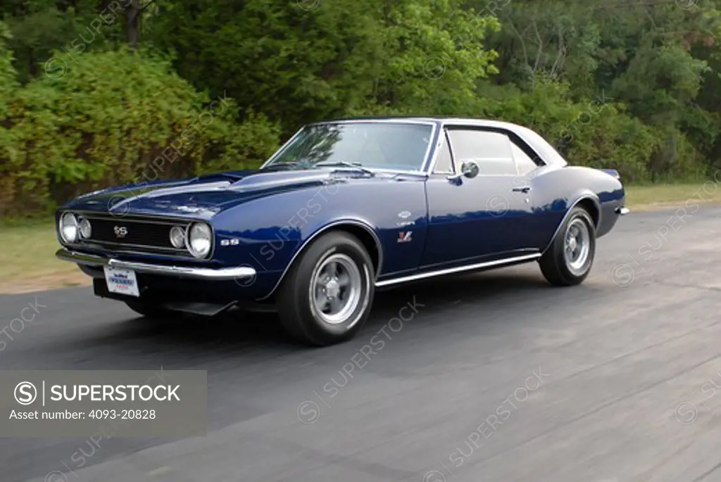 1969 Camaro SS, Super Sport Camaro, 1st-gen SS Camaro, Camaro SS The first-generation Camaro would last until the 1969 model year and would eventually inspire the design of the new retro fifth-generation Camaro. going fast speeding down the street