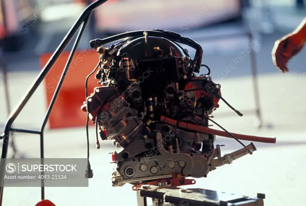 Mercedes Benz engine support stand CART parts car parts race car