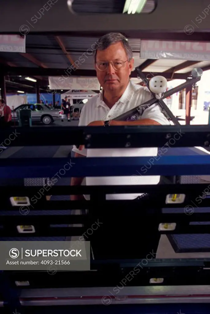 J Kirk Russell chief steward CART tech inspection portrait equipment