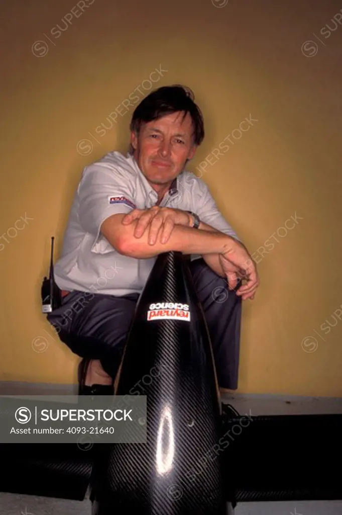 Adrian Reynard CART chassis nose cone portrait