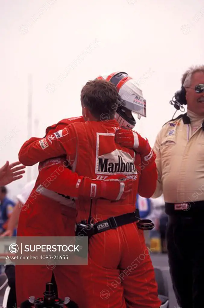 Gil de Ferran driver CART Team Penske victory race car