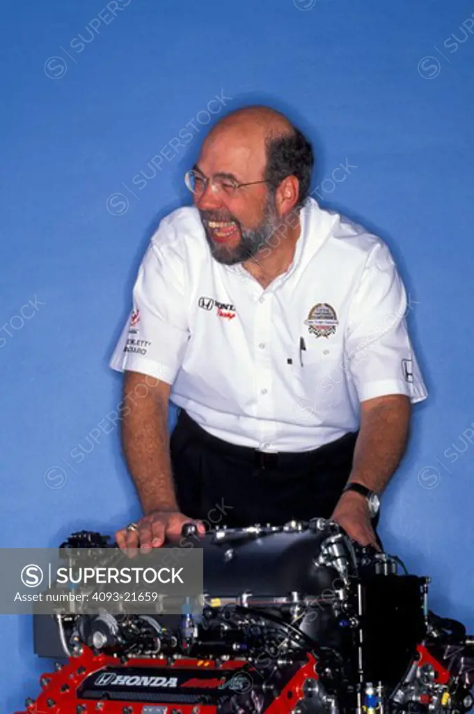 Robert Clark head engineer Honda Performance Development engine portrait