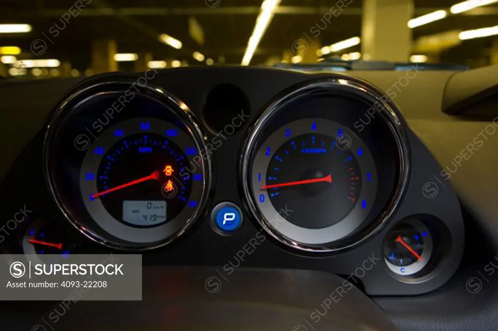 interior Mitsubishi Eclipse 2006 gauges tachometer speedometer