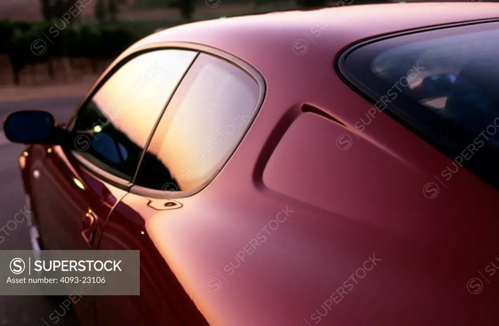 detail Maserati Coupe 2002 red