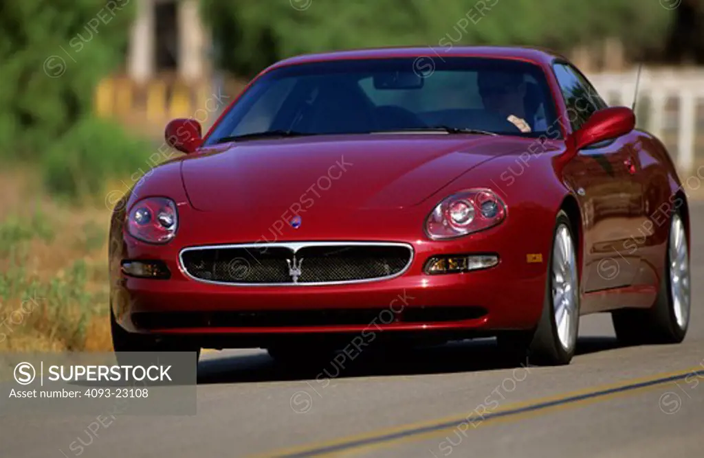 Maserati Coupe 2002 red