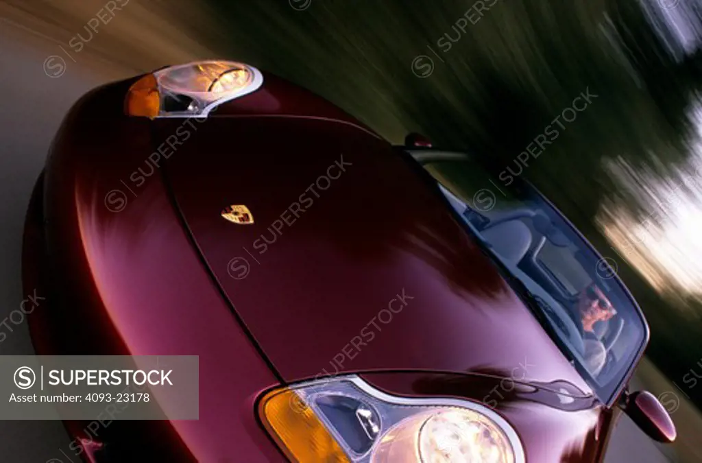 Porsche Boxster 2001 red headlights