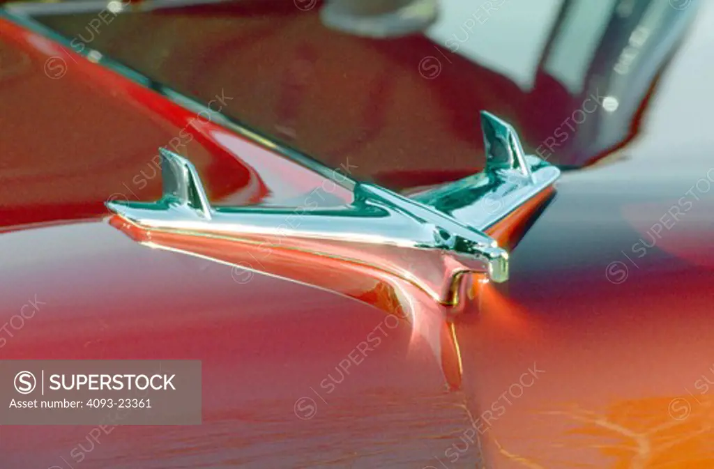 1956 Chevrolet Nomad Red Orange Hood Ornament