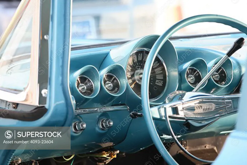 1959 Chevrolet Chevy Nomad Wagon Dashboard Steering Wheel