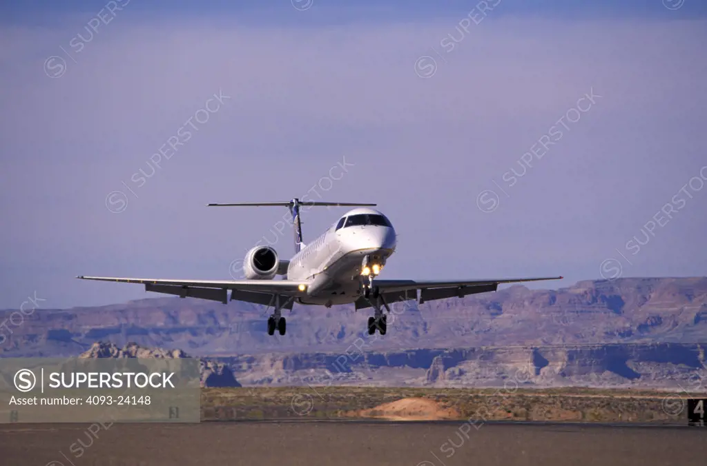 Jets Fixed Wing Embraer Commercial Aviat Airplanes Airlines Continental Express ERJ-145 Arizona takeoff landing runway commuter