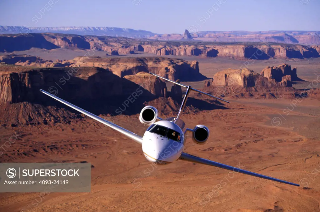 Jets Fixed Wing Embraer Commercial Aviat Airplanes Airlines Continental Express ERJ-145 mesa Arizona commuter head on