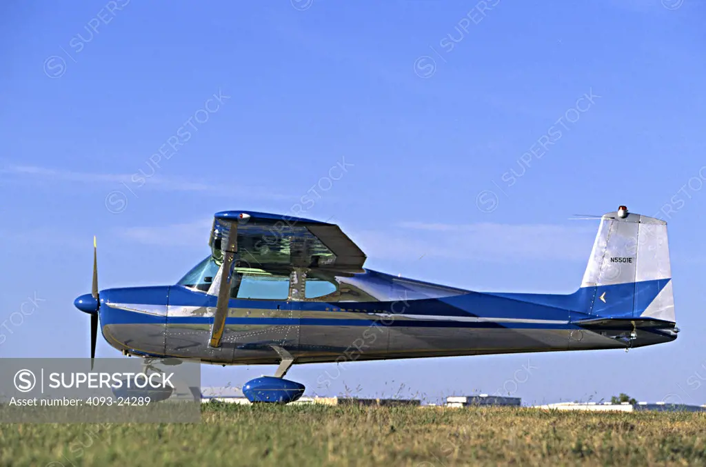 1959 Cessna C150 C 150 Fastback Straight Tail on ground.
