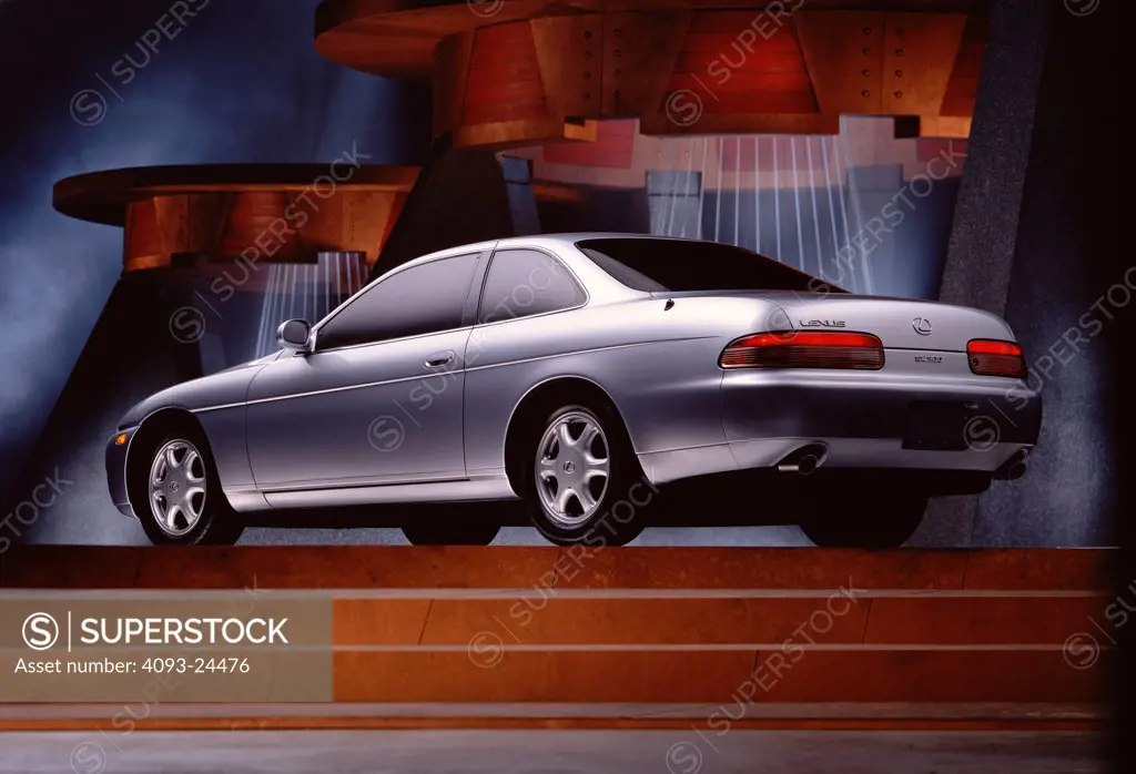 Lexus SC 300 1995 1996 1990s silver steps special effects spaceship