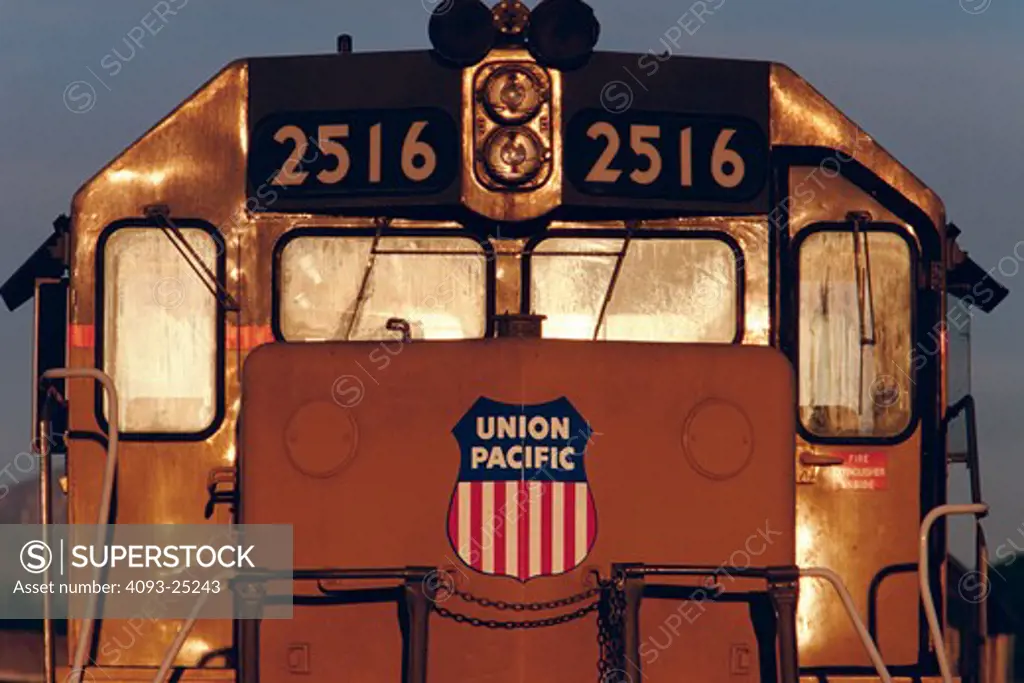 Union Pacific # 2516, an Electro Motive Division model GP-38-2. Colton Calif. 12-30-2000