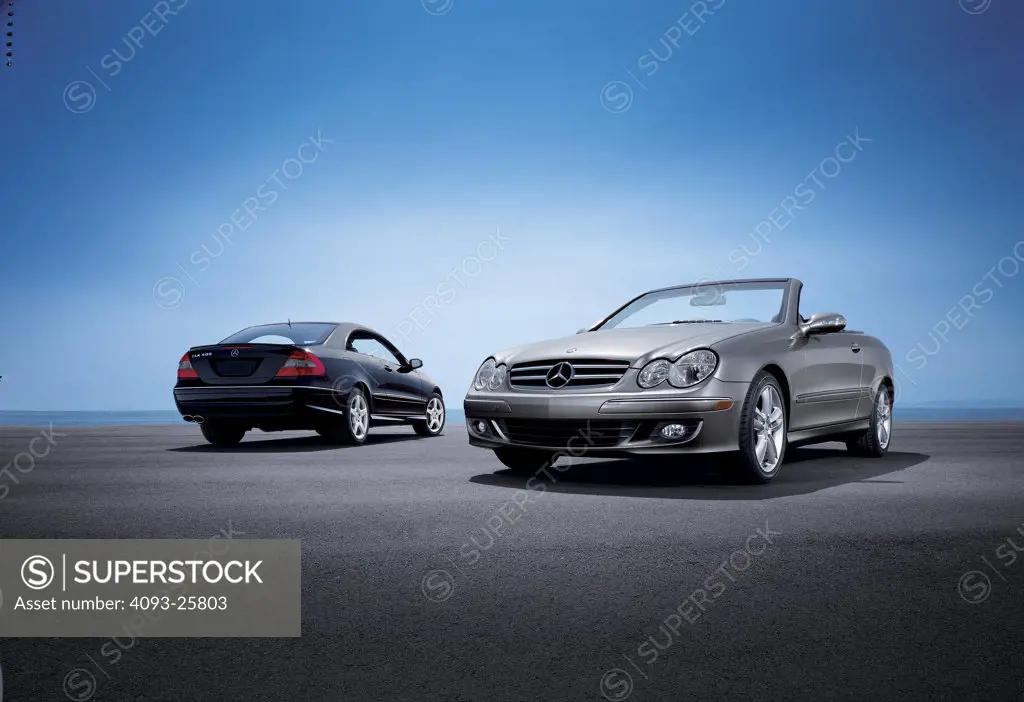 2009 Mercedes-Benz CLK-Class CLK550 Cabriolet and 2006 350 Coupe
