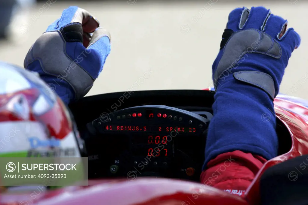 detail,Indy Racing League (Multiple values) digital display steering wheel