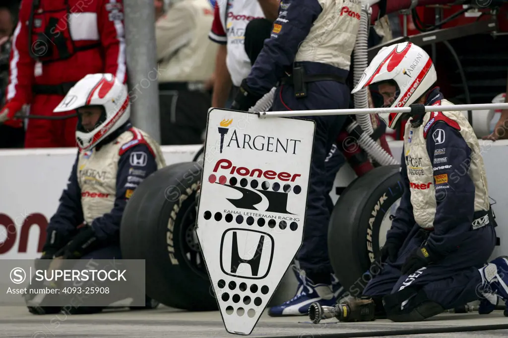 Indy Racing League (Multiple values) pit stop crew mechanics