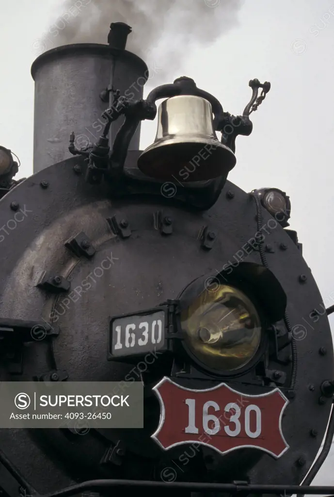 detail Frisco 1630 Baldwin decapod steam locomotive street