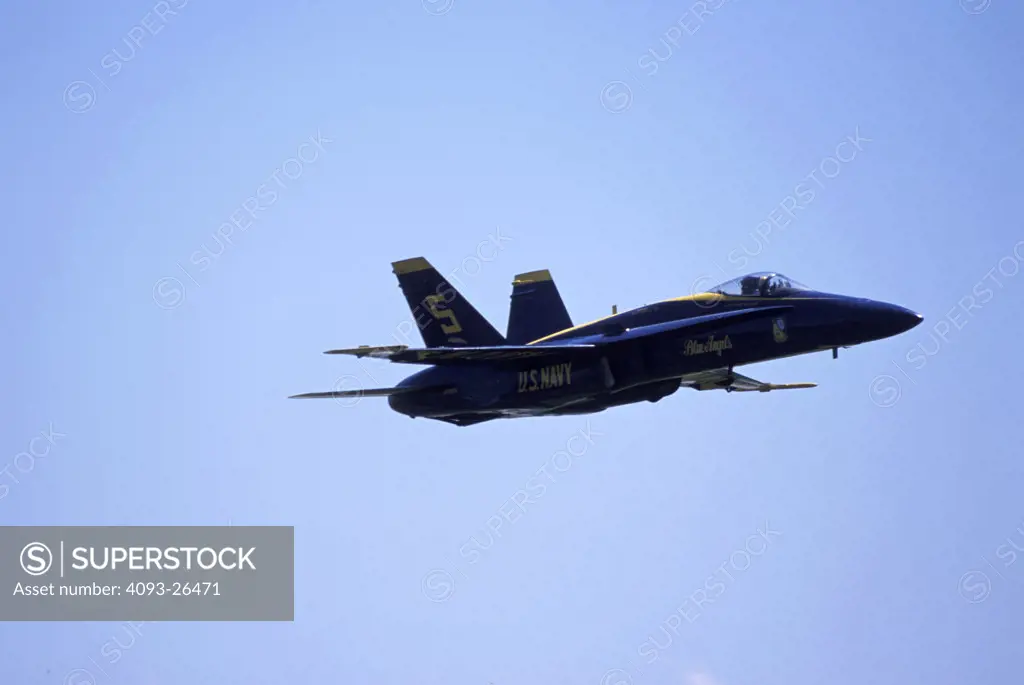 Military Jets Fixed Wing Boeing Aviat Airplanes Blue Angels USN US Navy F/A-18 Hornet flight demonstration squadron aerobatic performance flying team air show sky