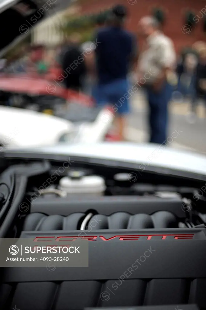 2010 Chevrolet Corvette Grand Sport showing the LS3 logo and engine
