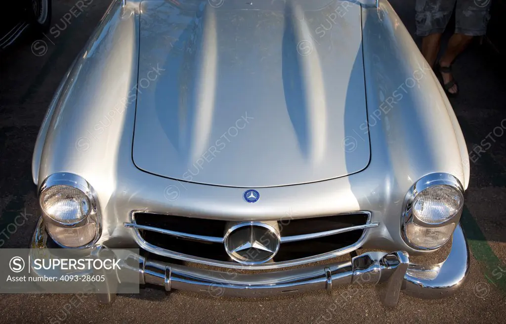 1957 Mercedes-Benz 300SL Roadster, high angle view
