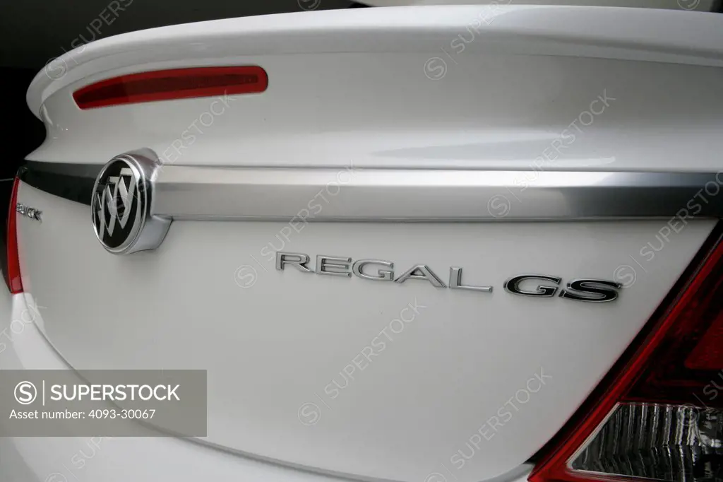 2011 Buick Regal GS Concept showing the rear badge logo