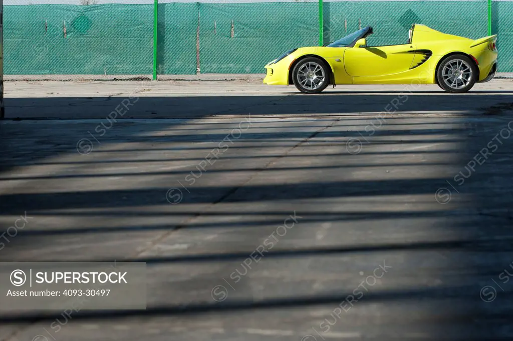2010 Lotus Elise Supercharged parked in lot, side view
