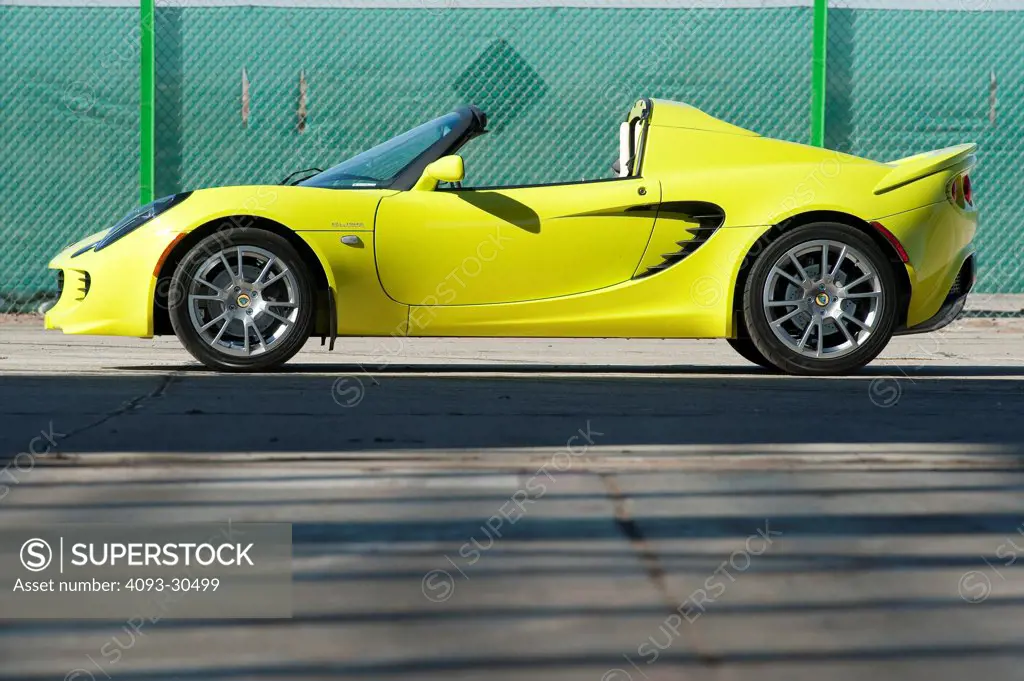 2010 Lotus Elise Supercharged parked in lot, side view