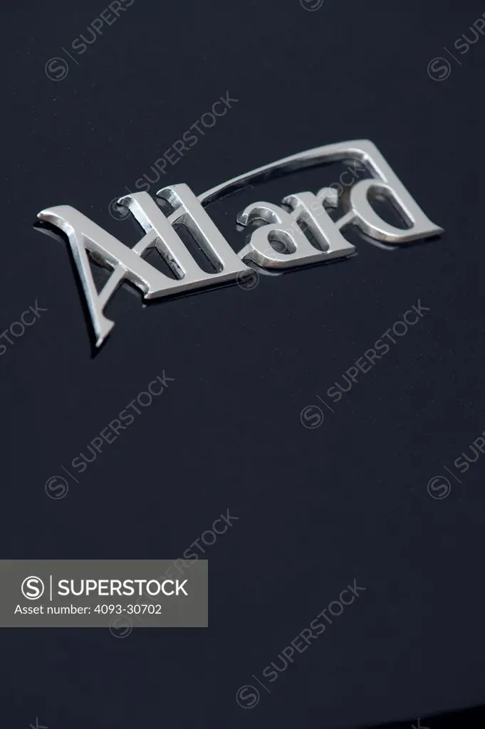 2011 Allard J2x MkII Commemorative Edition showing the badge logo
